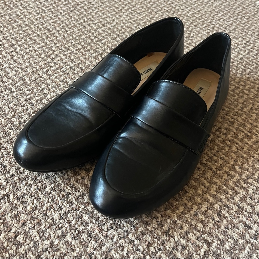 Matt & Natt vegan leather Ivy Loafers size 9